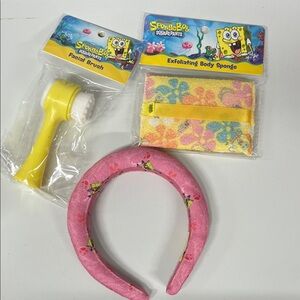 SpongeBob Set with Pink Headband